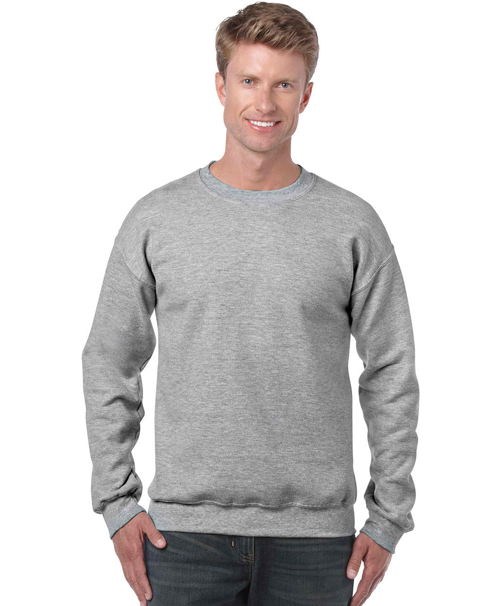 GILDAN CLASSIC FIT ADULT CREWNECK SWEATSHIRT | Budget Screen Printing